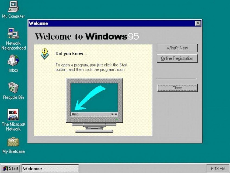 Hệ điều hành đa nhiệm một người dùng Windows 95