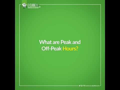 What are Peak & Off-Peak Hours? How to Reduce Electricity Bill ?
