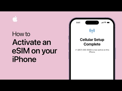How to activate an eSIM on your iPhone | Apple Support