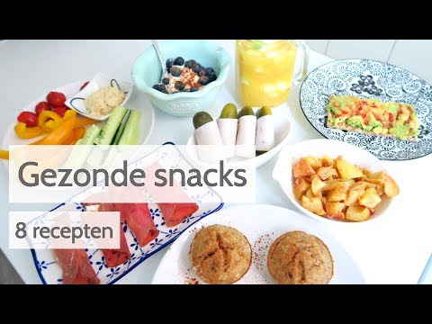 Gezonde Snacks - 8 Makkelijke en snelle recepten!
