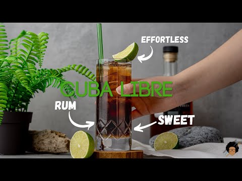 How to make The Cuba Libre (Rum & Coke) in 30s