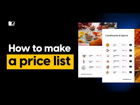 Prijslijst Maken Online: De Eenvoudige Gids Voor Ondernemers.
