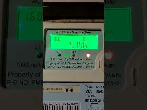 Smart Energy Meter Displayed
