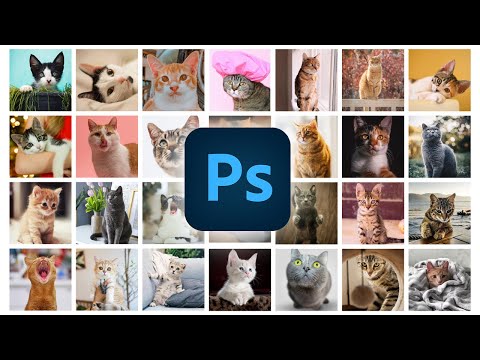 How to Create Photo Collage with Hundreds of Photos in Just Few Clicks - Adobe Photoshop Tutorial