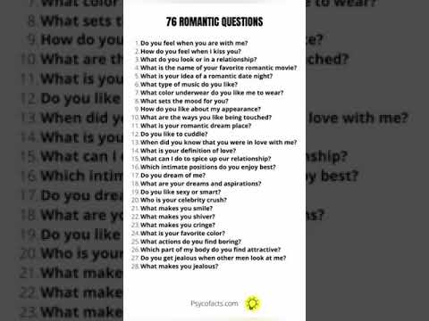 76 Romantic Questions To Ask Your Boyfriend